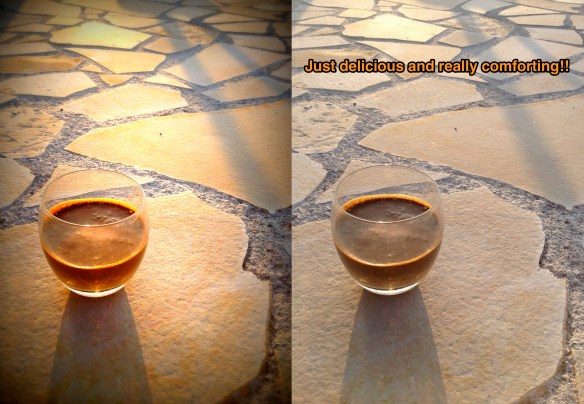 Creamy chocolate smoothie